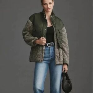 Avec Les Filles Fleece Twofer Jacket MSRP $169